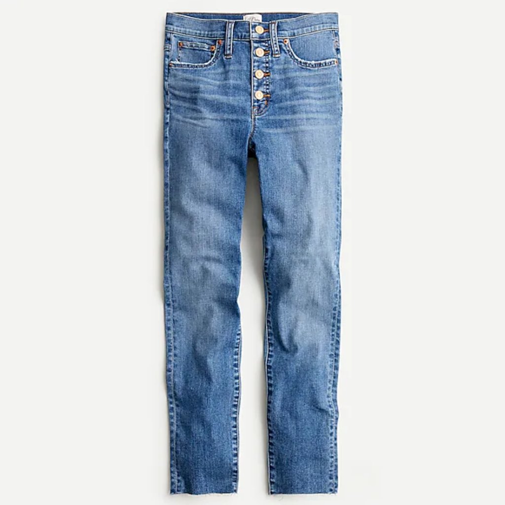 Nwot J. Crew 9" High-Rise Toothpick Jean - Buffalo Wash